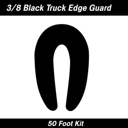 COWLES PRODUCTS PROTEKTOTRIM DOOR EDGE GUARDS, TRUCK U, 50FT KIT, BLACK 39-411